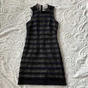 J. Crew Sleeveless Fringe Shift Dress